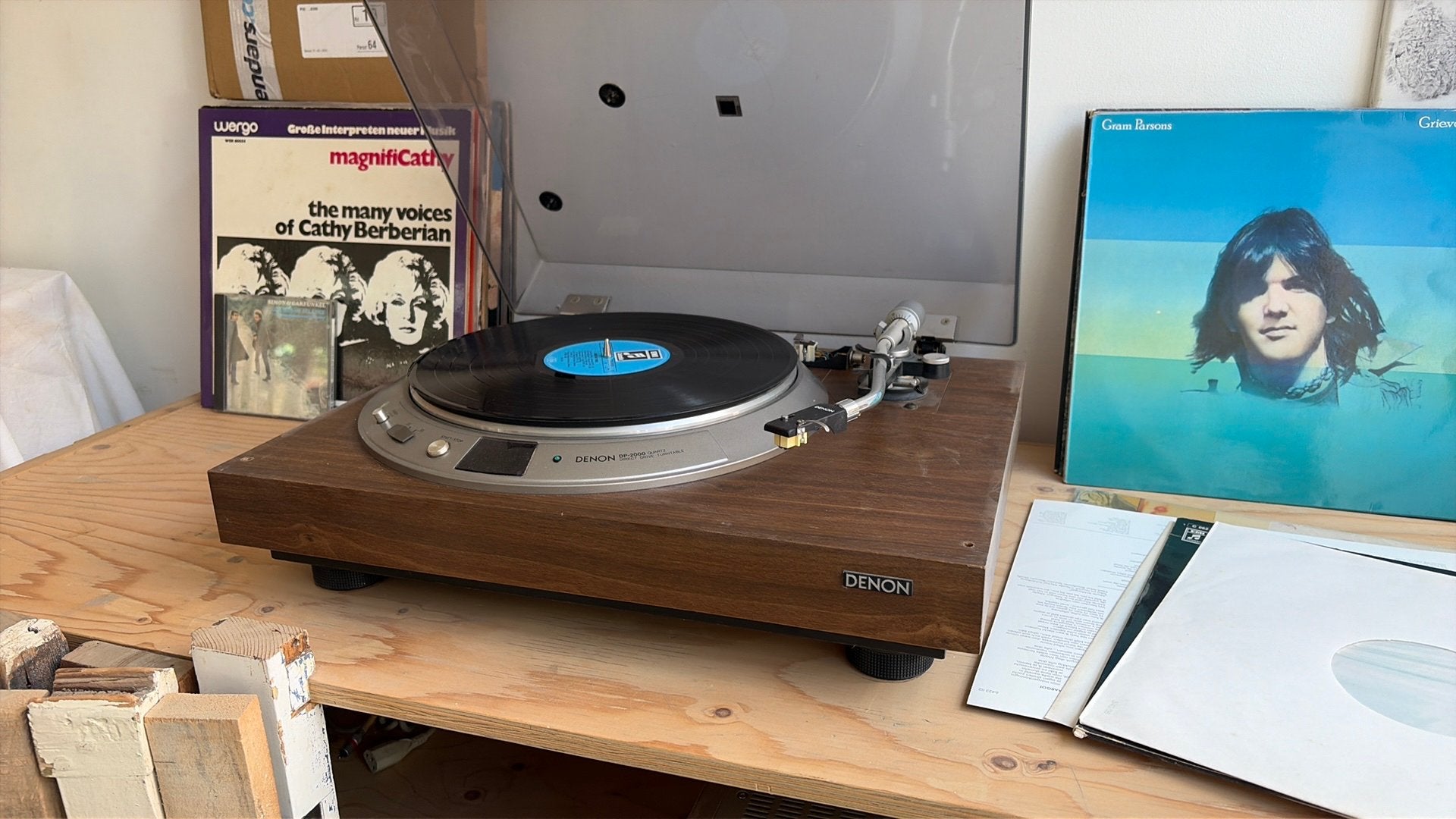 Denon platenspeler dp 2550, Ophalen, Zo goed als nieuw, Overige merken