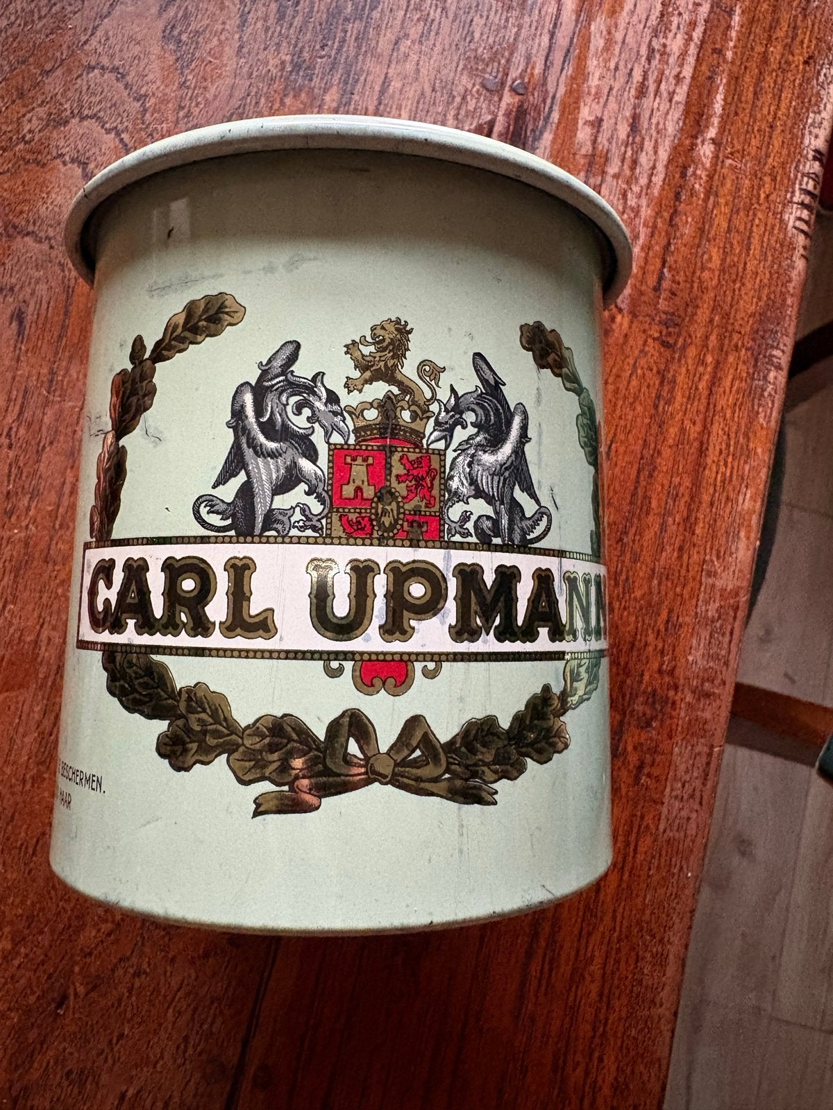 Vintage Carl Upmann sigarenblik - Uniek verzamelobject, Ophalen of Verzenden