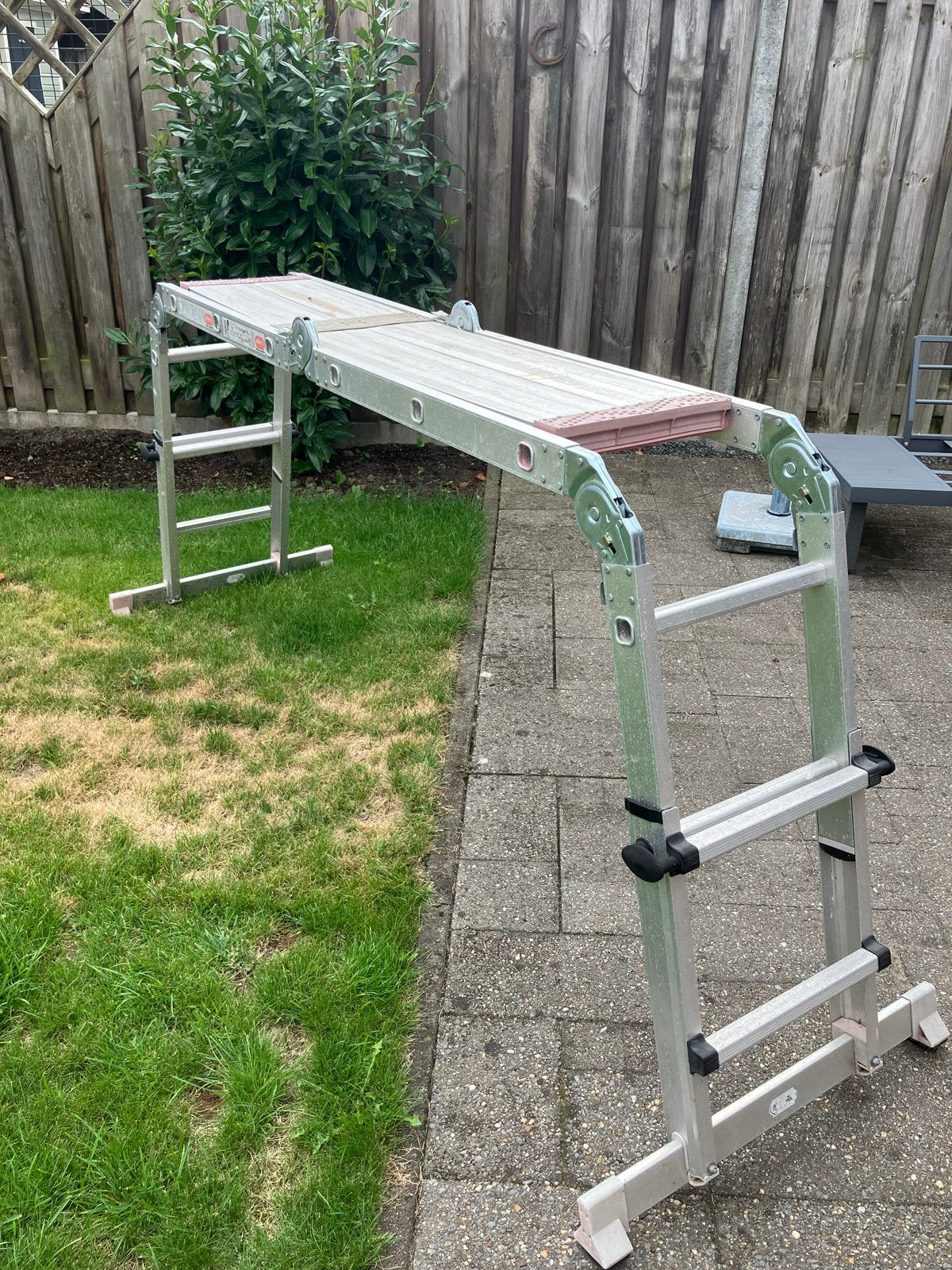Altrex Varitrex All-in-One vouwladder/werkplatform, Ophalen, Gebruikt, Ladder, Opvouwbaar of Inschuifbaar
