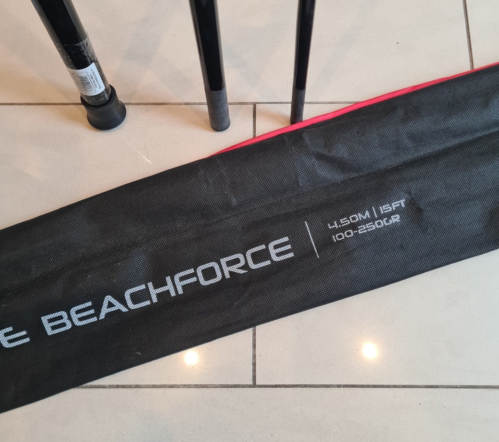 Ultimate Beach strandhengel. 4.50m. 100-250g. Nieuw., Nieuw, Ophalen of Verzenden, Beach 4.50, Strandhengel
