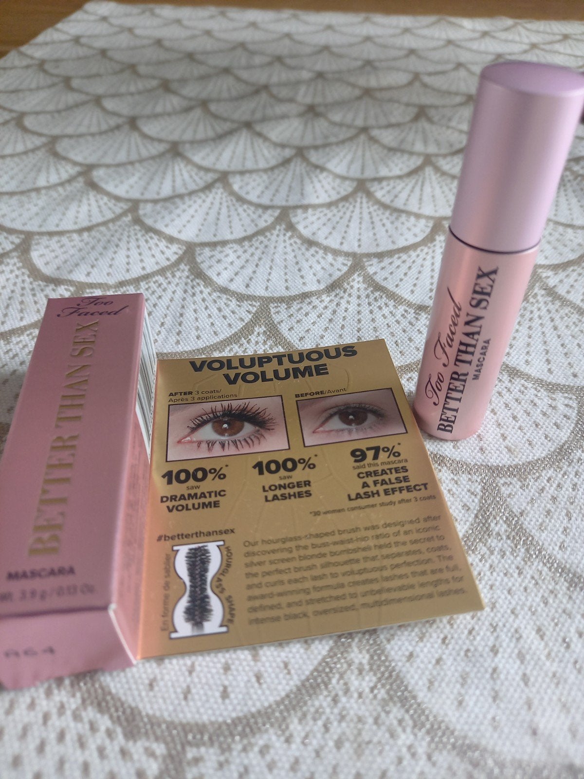 Mini mascara Too Faced, Ophalen of Verzenden, Nieuw, Zwart, Ogen
