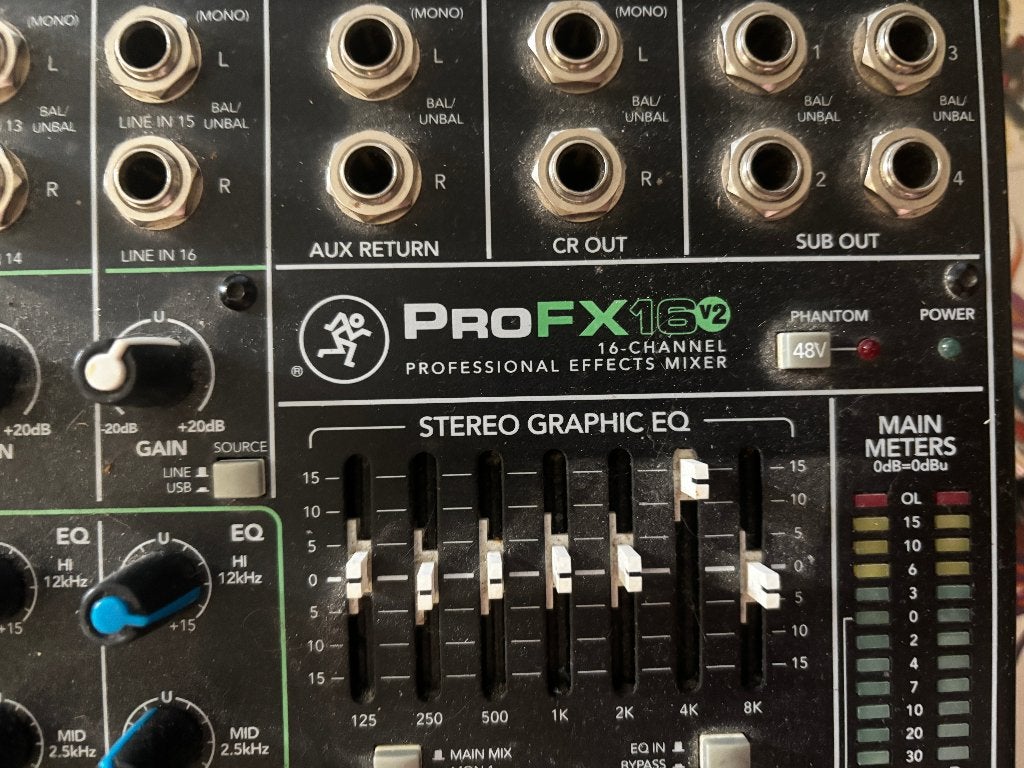 Mackie pro16 fx2, Muziek en Instrumenten, Mengpanelen, Ophalen, Zo goed als nieuw, 10 tot 20 kanalen
