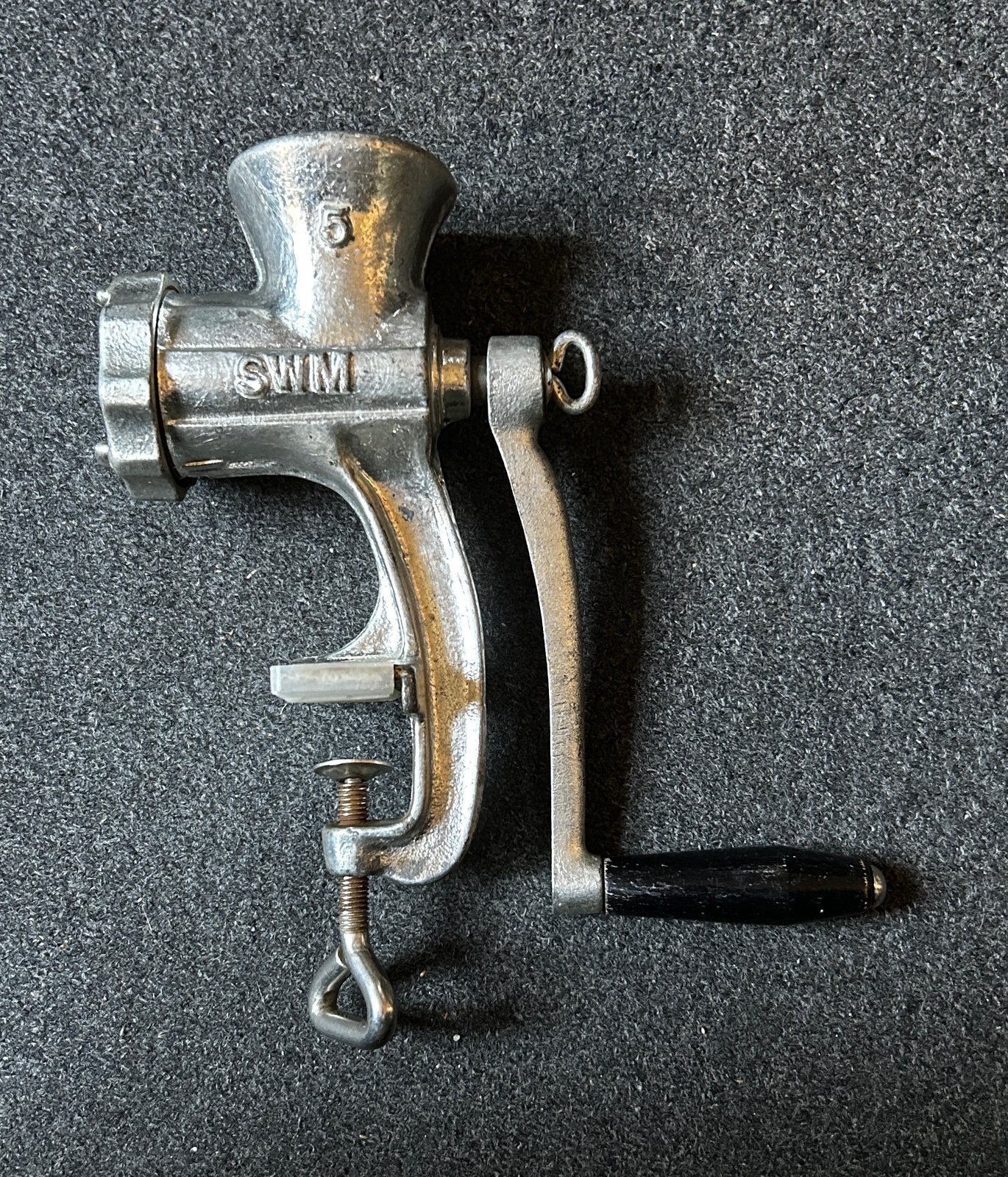 Vleesmolen / gehaktmolen / Fleischwolf, Overige typen, Zilver, Ophalen of Verzenden, Zo goed als nieuw