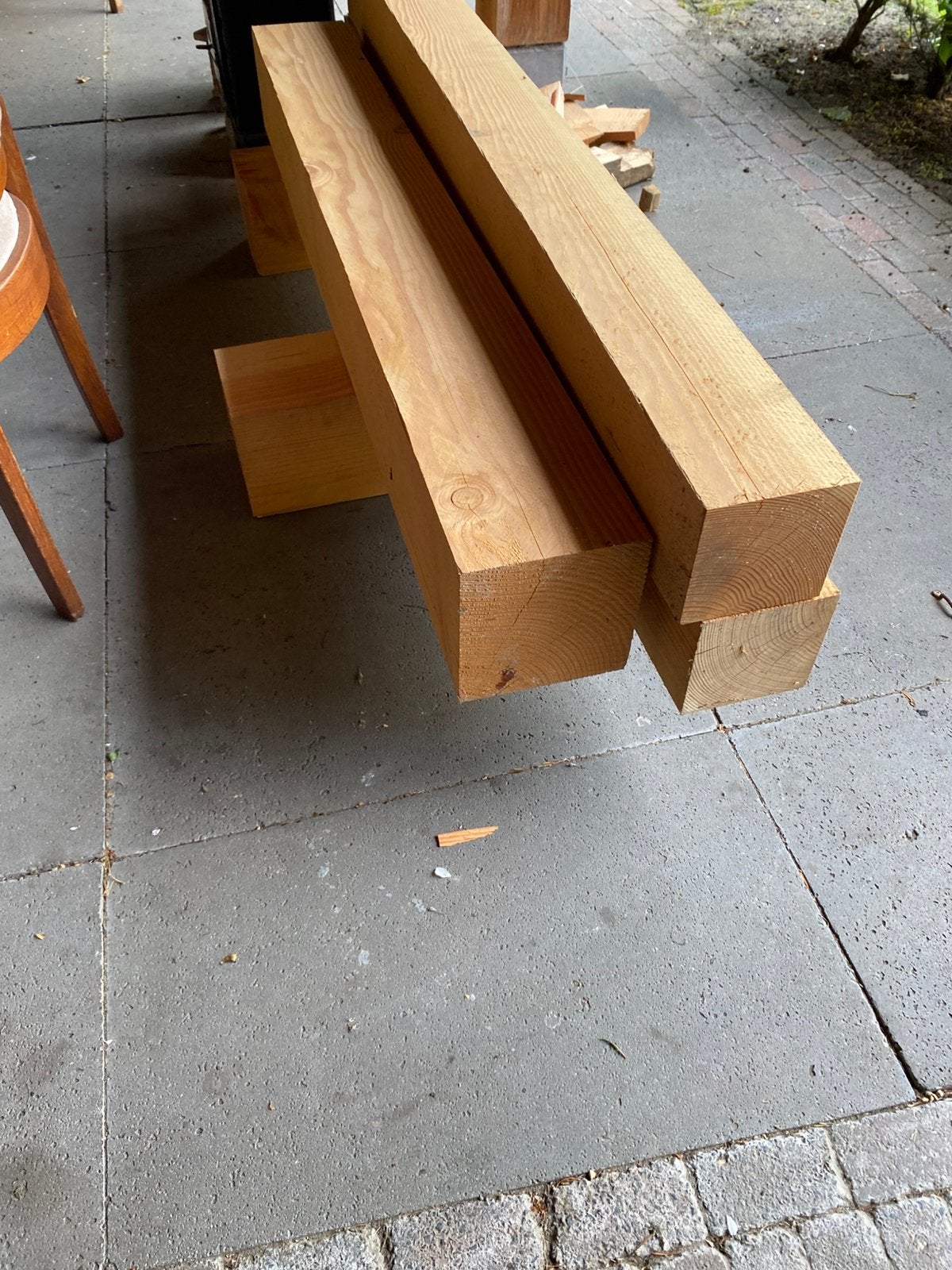 Latiks balke, Doe-het-zelf en Verbouw, Hout en Planken, Ophalen, Zo goed als nieuw, Balk, Vuren