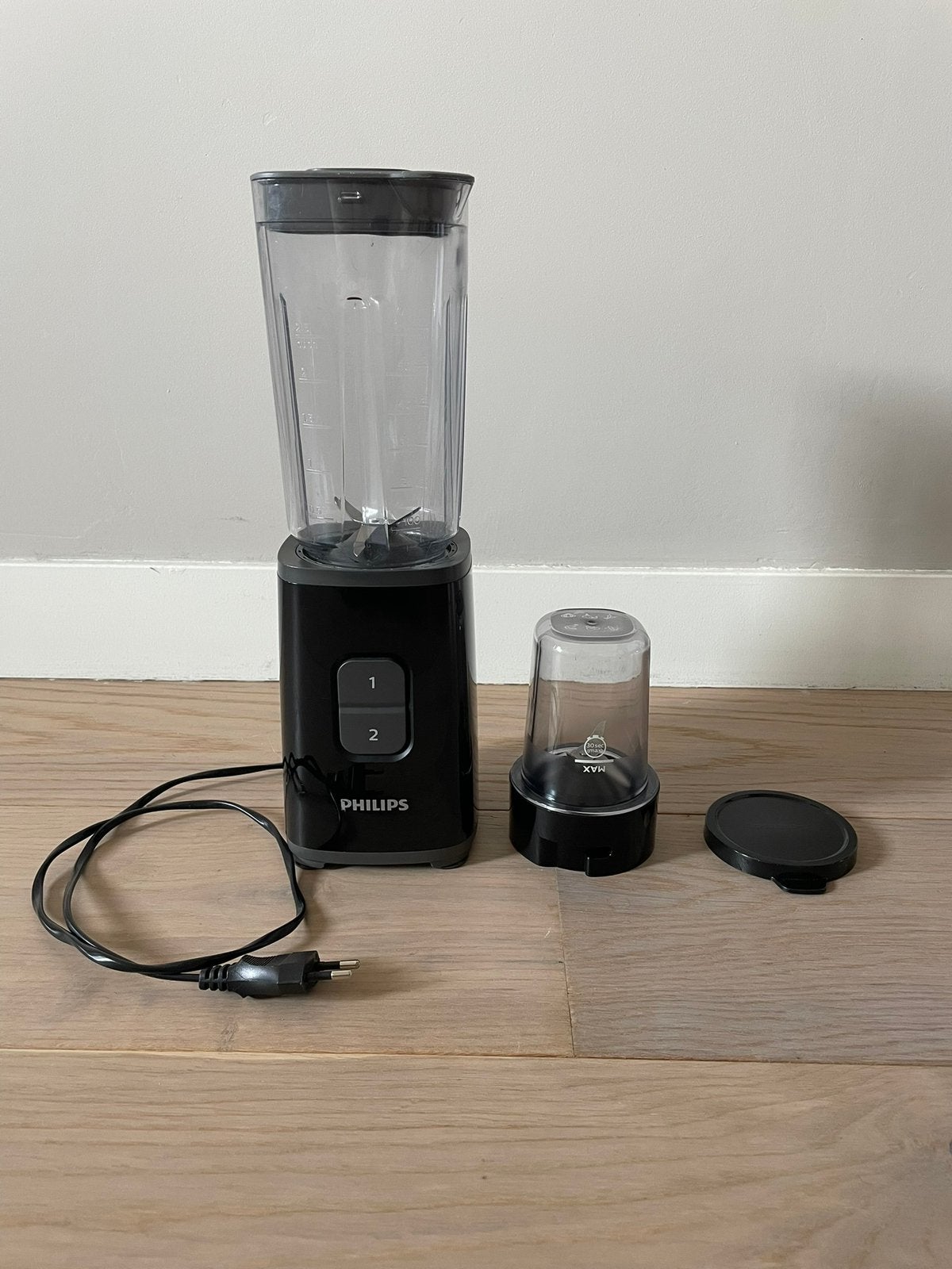 Philips mini blender, Witgoed en Apparatuur, Blenders, Ophalen of Verzenden, Gebruikt, Blender