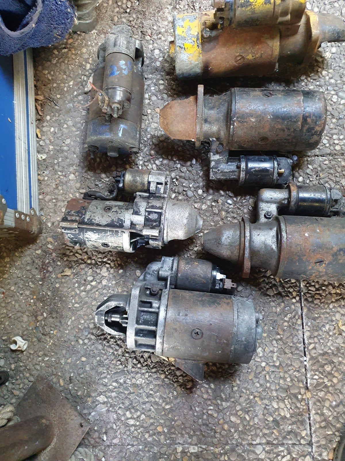 Diverse gebruikte startmotoren - verschillende merken, Ophalen, Gebruikt