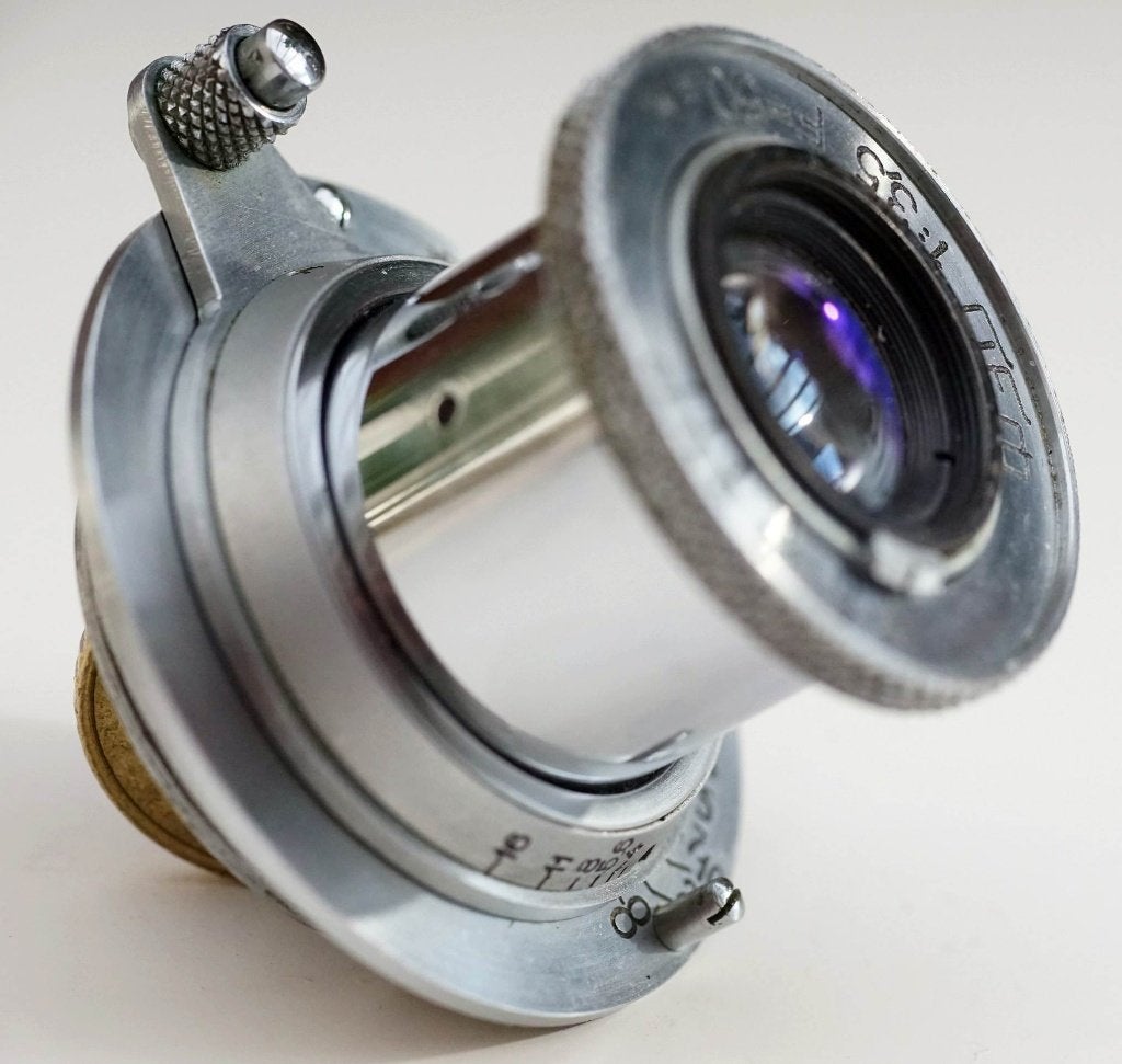Industar 22 collapsible(copy Leitz Elmar 50mm f3.5) M39 LTM, Ophalen of Verzenden