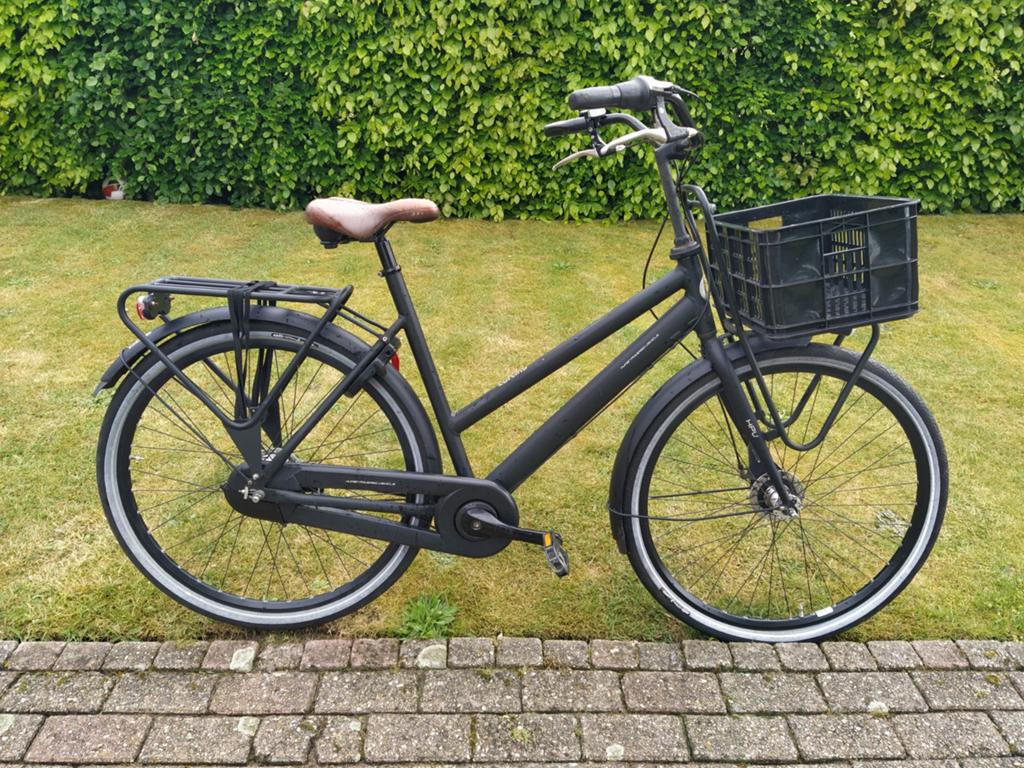 Damesfiets Cortina hpv 28 inch, Gebruikt, Versnellingen, 56 cm of meer, Ophalen