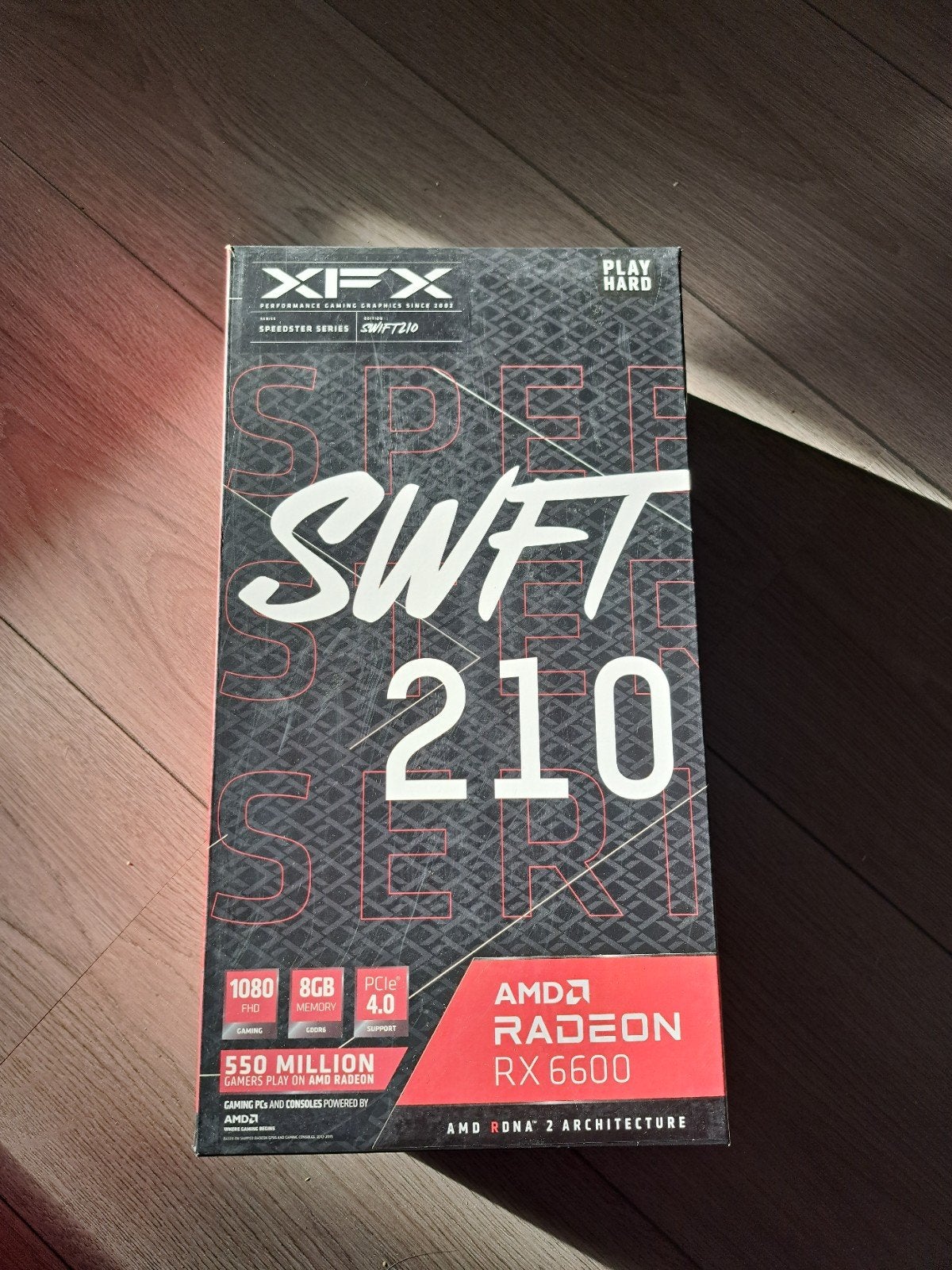 XFX Radeon Grafische Kaart RX6600 8GB, Ophalen, AMD, GDDR6, PCI-Express 4