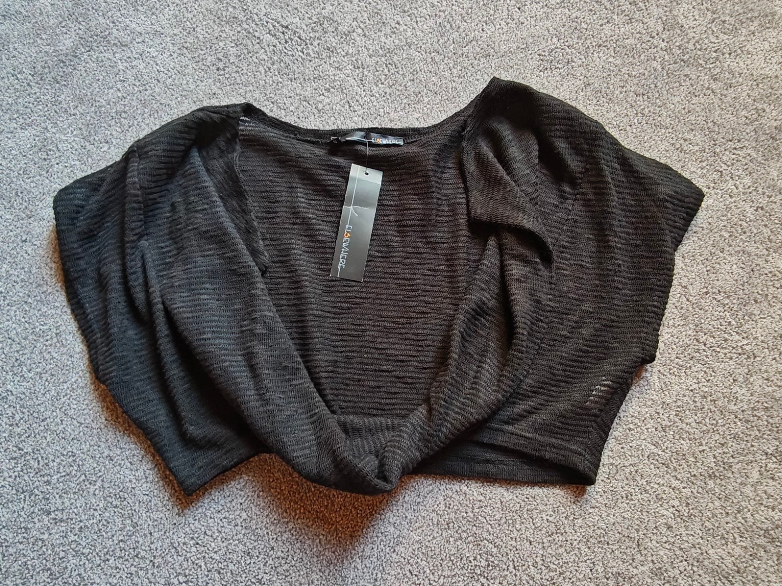 Zwarte bolero van Elsewhere, maat S en M, Ophalen of Verzenden, Nieuw, Maat 38/40 (M), Zwart