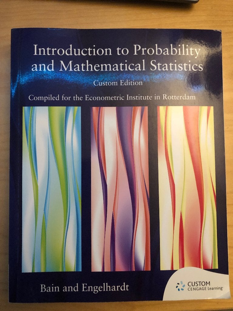 Introduction to Probability and Mathematical Statistics, Ophalen, Beta, Nieuw, WO