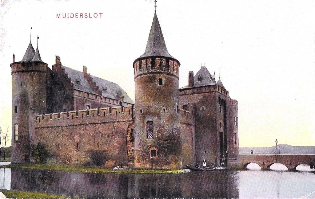 AK Muiden - Muiderslot (b), Verzenden, Voor 1920, Gelopen, Noord-Holland
