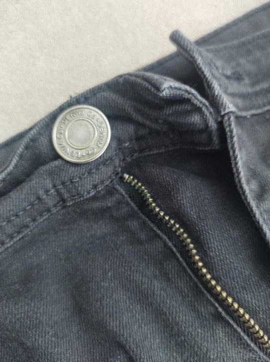 Jeans W32 L32 - Comfortabele spijkerbroek, Ophalen, Zwart, W32 (confectie 46) of kleiner, Gedragen