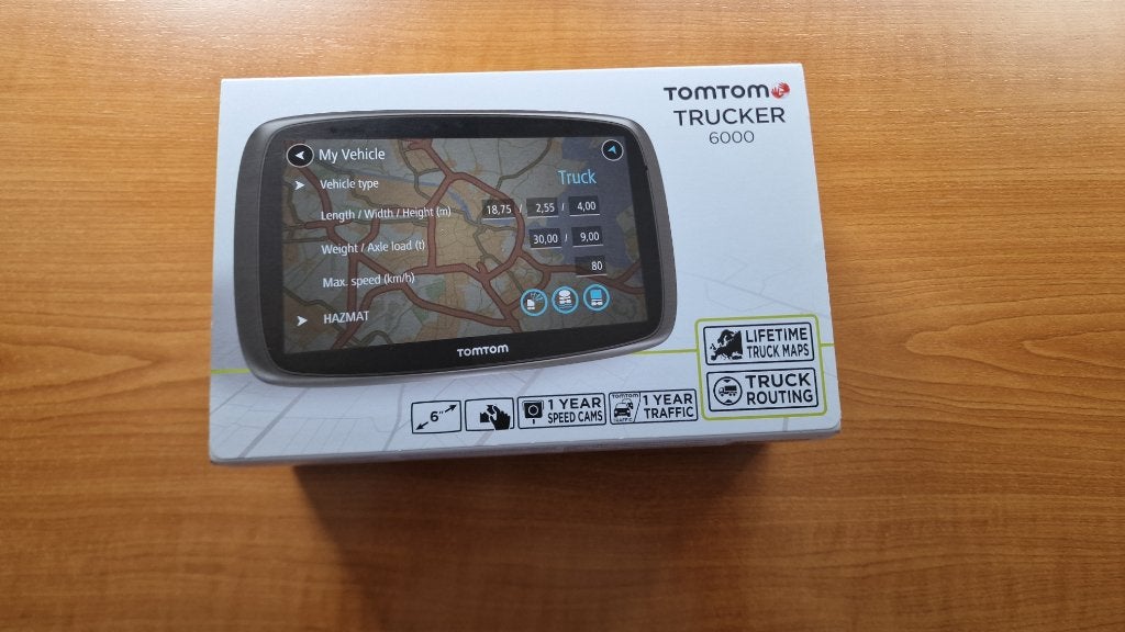 TomTom Trucker 6000 - navigatie vrachtwagen 6 inch, Auto diversen, Ophalen of Verzenden, Gebruikt