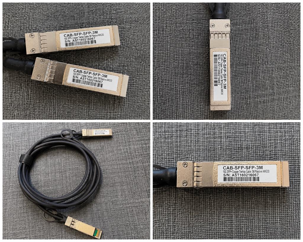 10G SFP+ DAC Kabel CAB-SFP-SFP-3M – 3 Meter – Twinax, Ophalen of Verzenden, Zo goed als nieuw