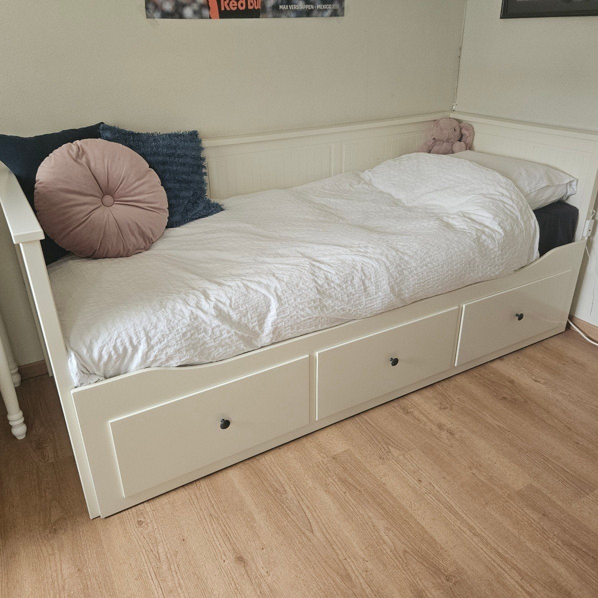 Ikea Hemnes bed 80×200, Ophalen, 180 cm of meer, 85 tot 100 cm, Matras