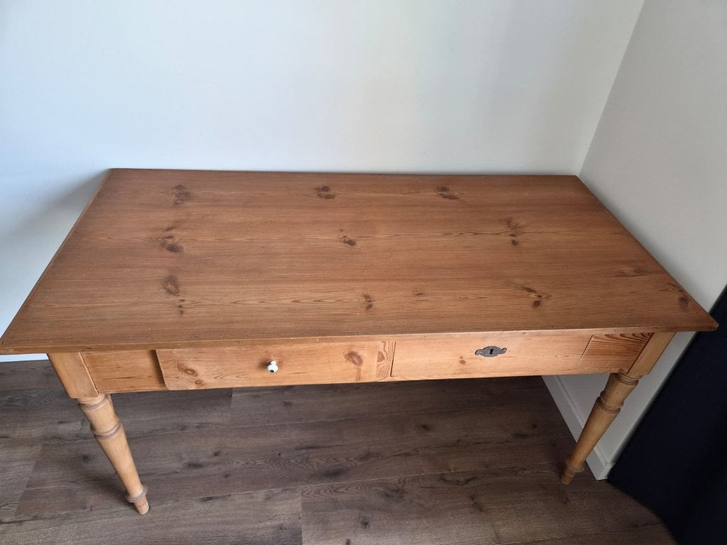 Antiek grenen tafel, Ophalen