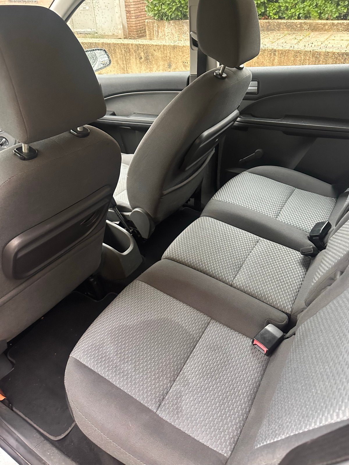 Ford C-Max 1.6 74KW 2006 Grijs, Auto's, Voorwielaandrijving, 1596 cc, 4 cilinders, 100 pk