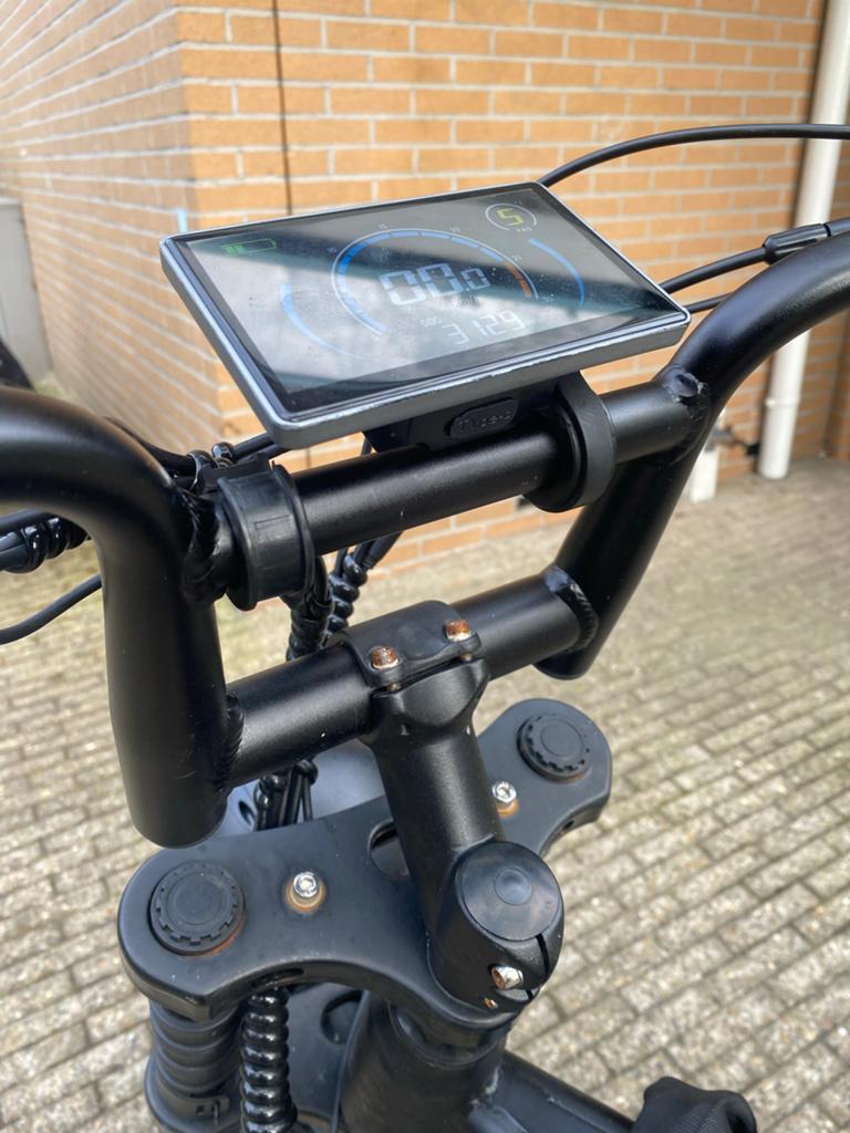Ouxi h9- Zwart,, Zo goed als nieuw, 51 tot 55 cm, 50 km per accu of meer, Ophalen