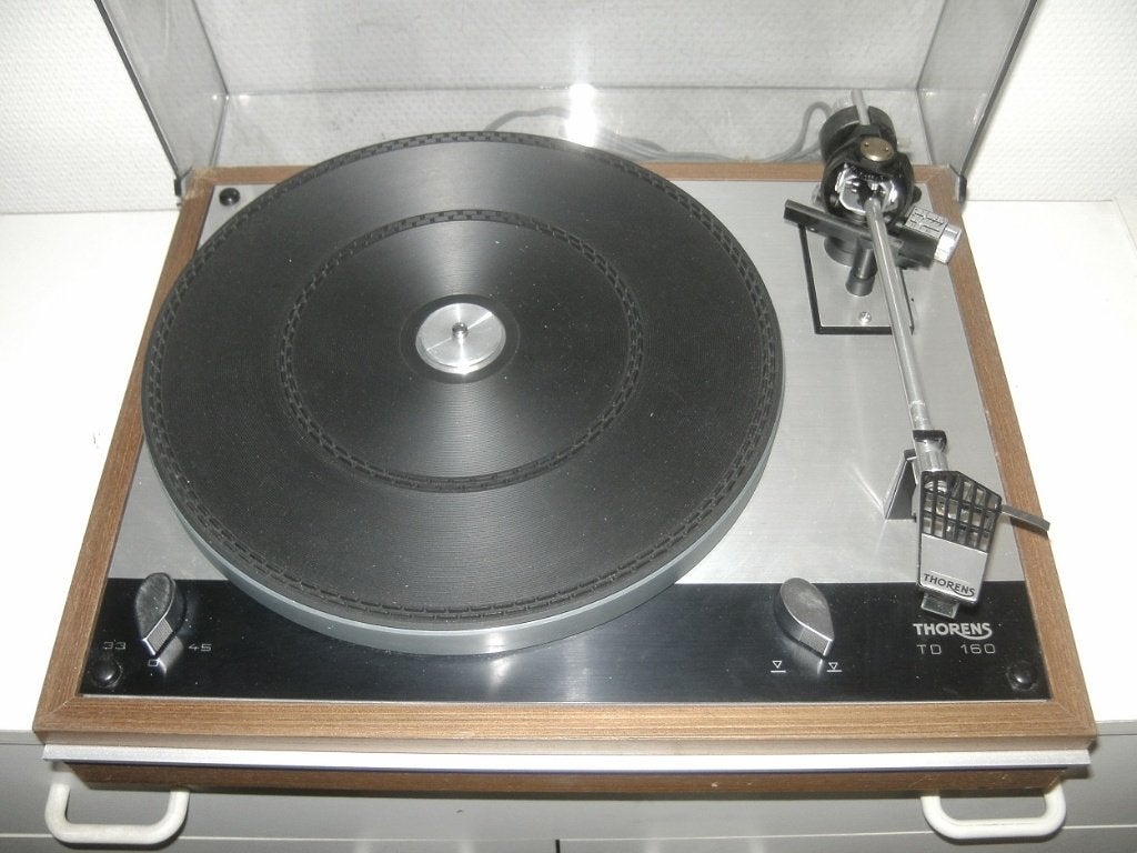 Thorens platenspeler type TD 160, Audio, Tv en Foto, Ophalen, Gebruikt, Platenspeler, Thorens