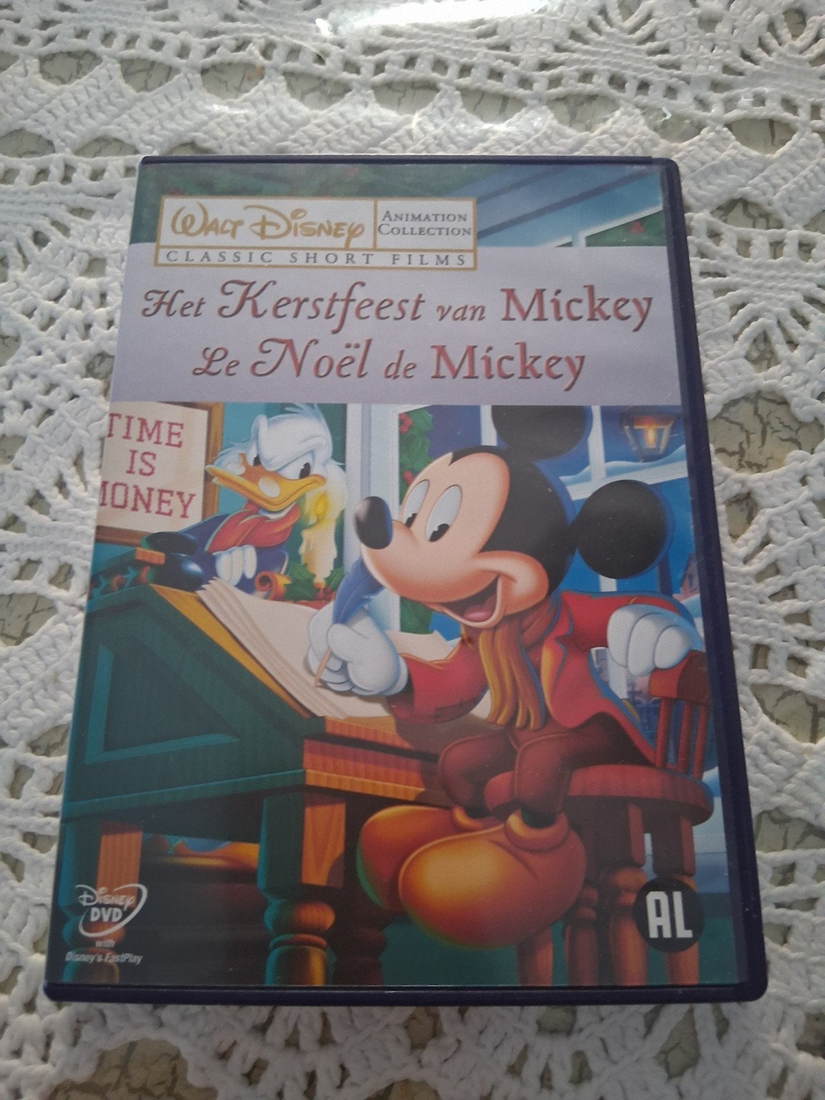 Walt Disney Het Kerstfeest van Mickey DVD (met een kras), Gebruikt, Alle leeftijden, Overige genres, Ophalen of Verzenden