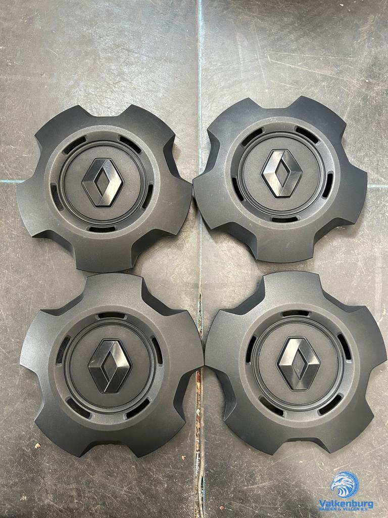ORIGINELE Renault Trafic naafkap naafdop wieldop set zwart