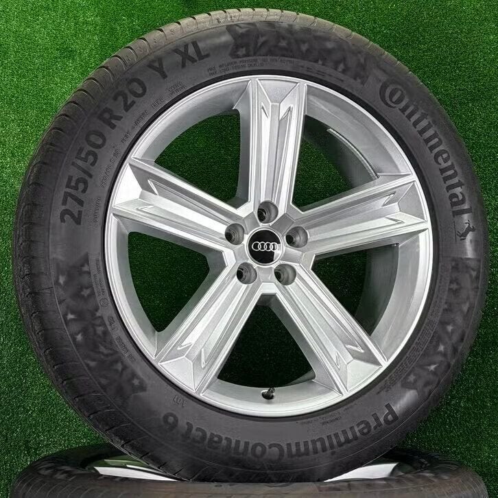 Originele 20 inch Audi velgen met banden Q7 SQ7 Q8, Audi, Gebruikt, 275 mm, Banden en Velgen