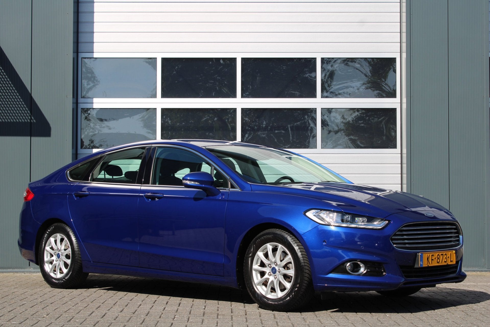 Ford Mondeo 1.5 Titanium 160pk Automaat Clima/Cruise/Keyless, Stof, 4 cilinders, Mondeo, Blauw