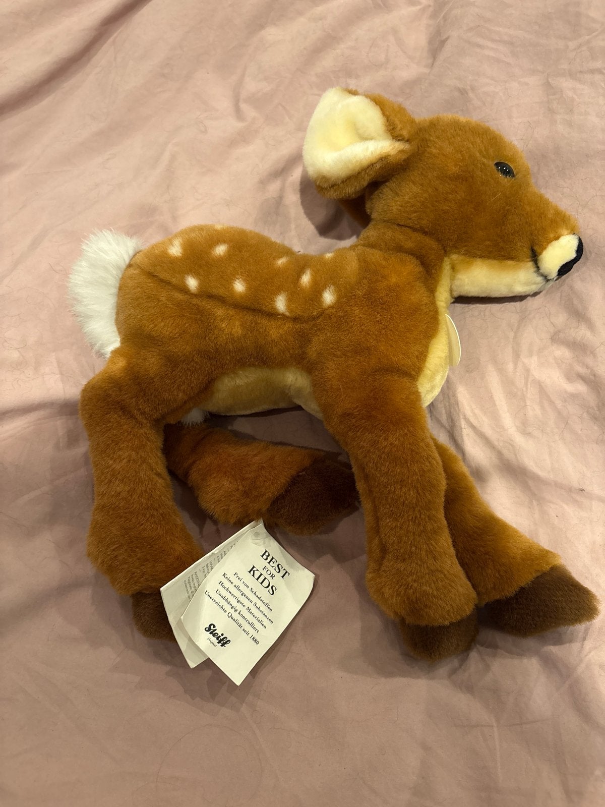 Steiff Bambi knuffel - Zo goed als nieuw, Overige merken, Disney, Overige typen, Ophalen of Verzenden