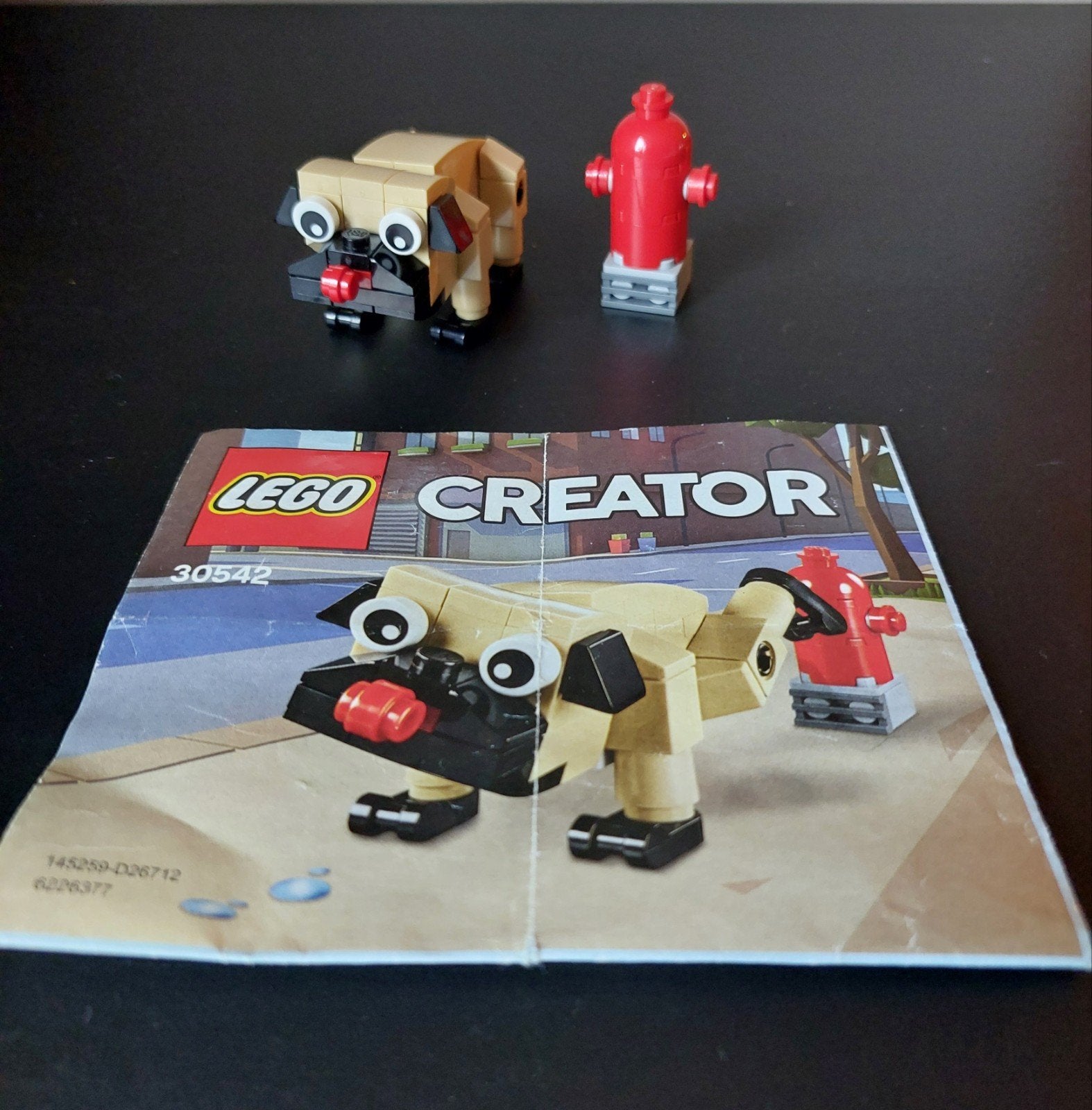 LEGO Creator, Set 30542, Mopshond met brandkraan, Ophalen, Lego, Compleet, Zo goed als nieuw