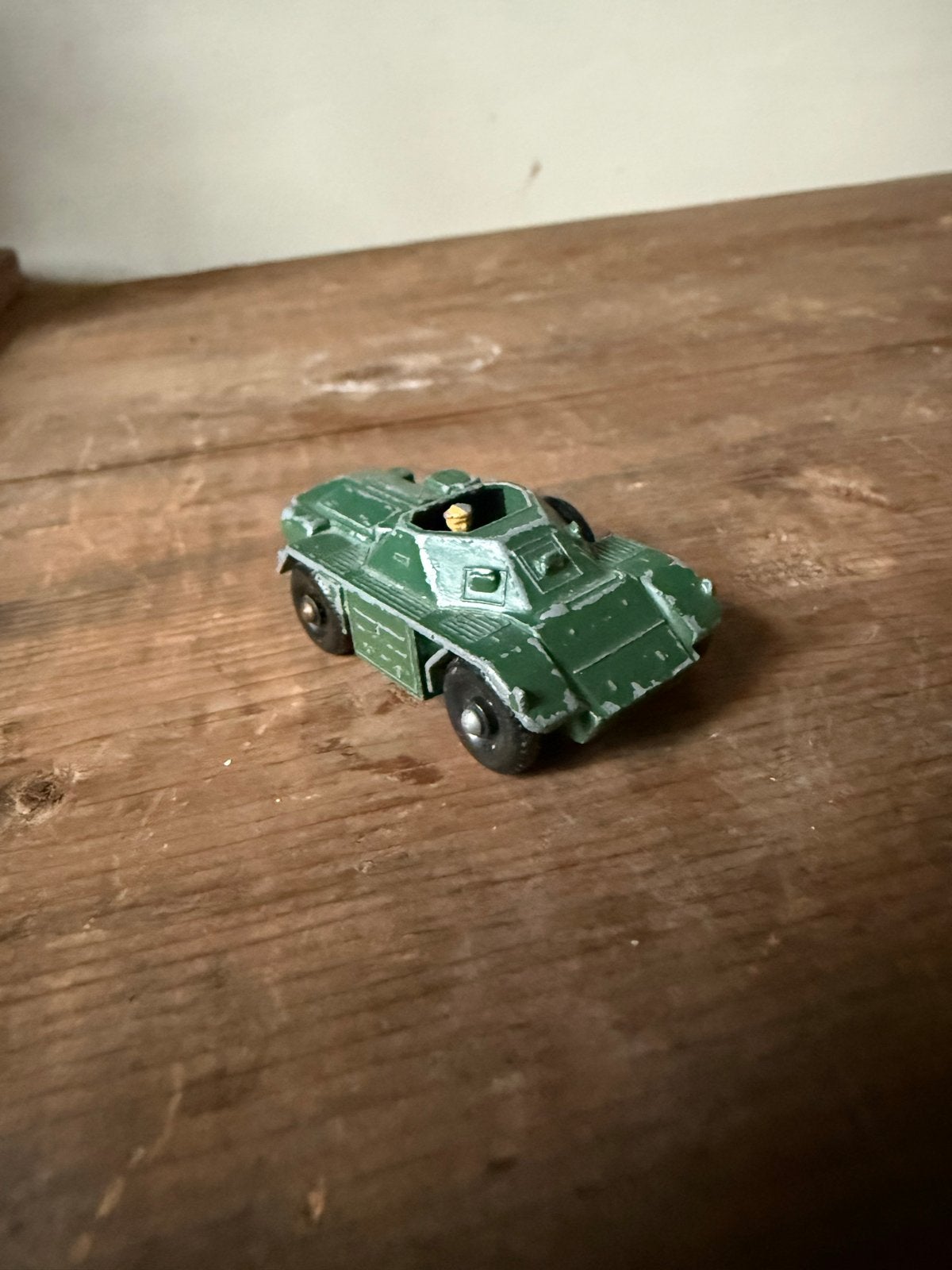 Vintage Matchbox Ferret Scout Car No. 61, Ophalen of Verzenden, Gebruikt