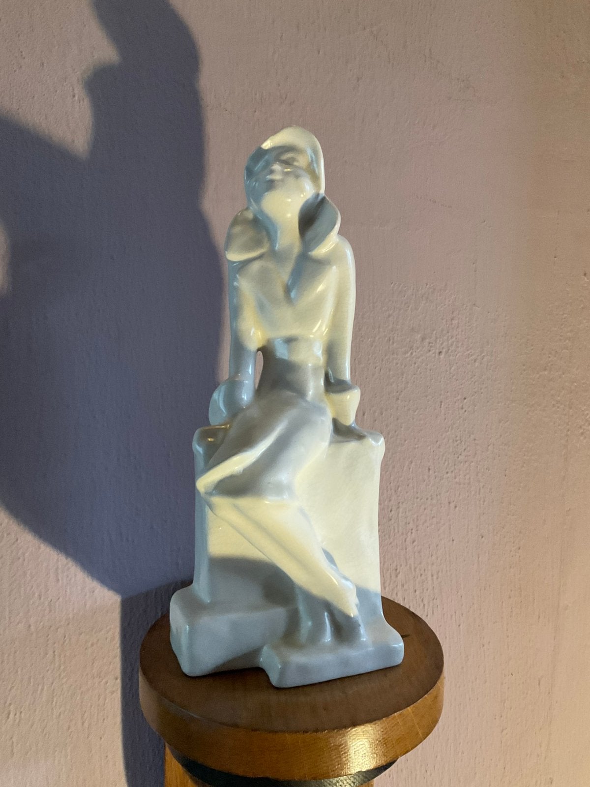 Plateel Art Deco dame , Zuid Holland Plateel, Antiek en Kunst, Ophalen of Verzenden