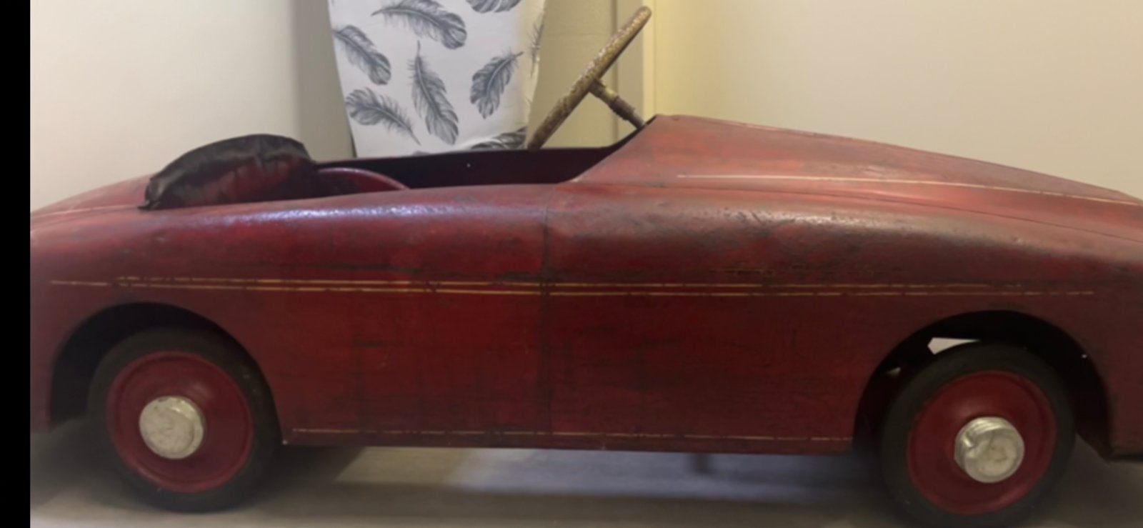Trapauto EUREKA Simca sport antiek zeldzaam, Ophalen