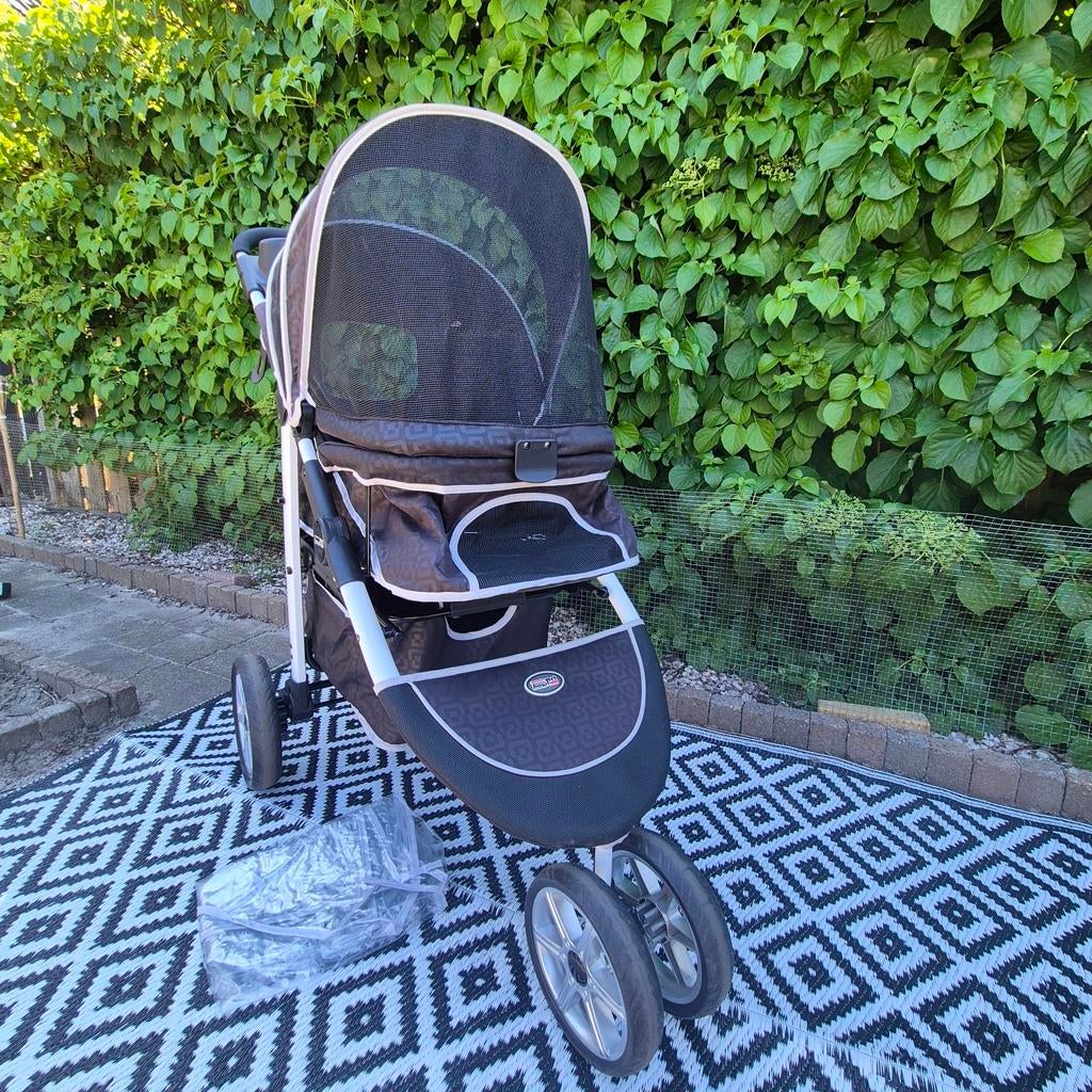 InnoPet Monaco hondenbuggy incl. regenhoes, Ophalen, Gebruikt