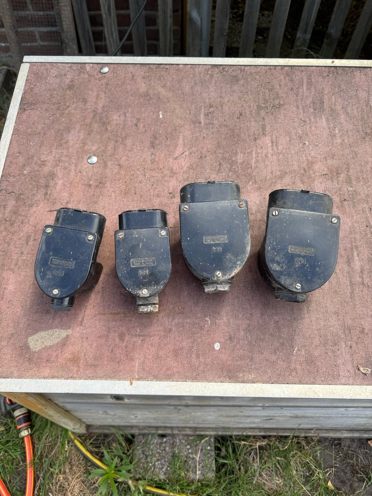 4x 380 Bosch Stekkerdoos - Gebruikt, Ophalen, Gebruikt, Bos, Stekkerdoos