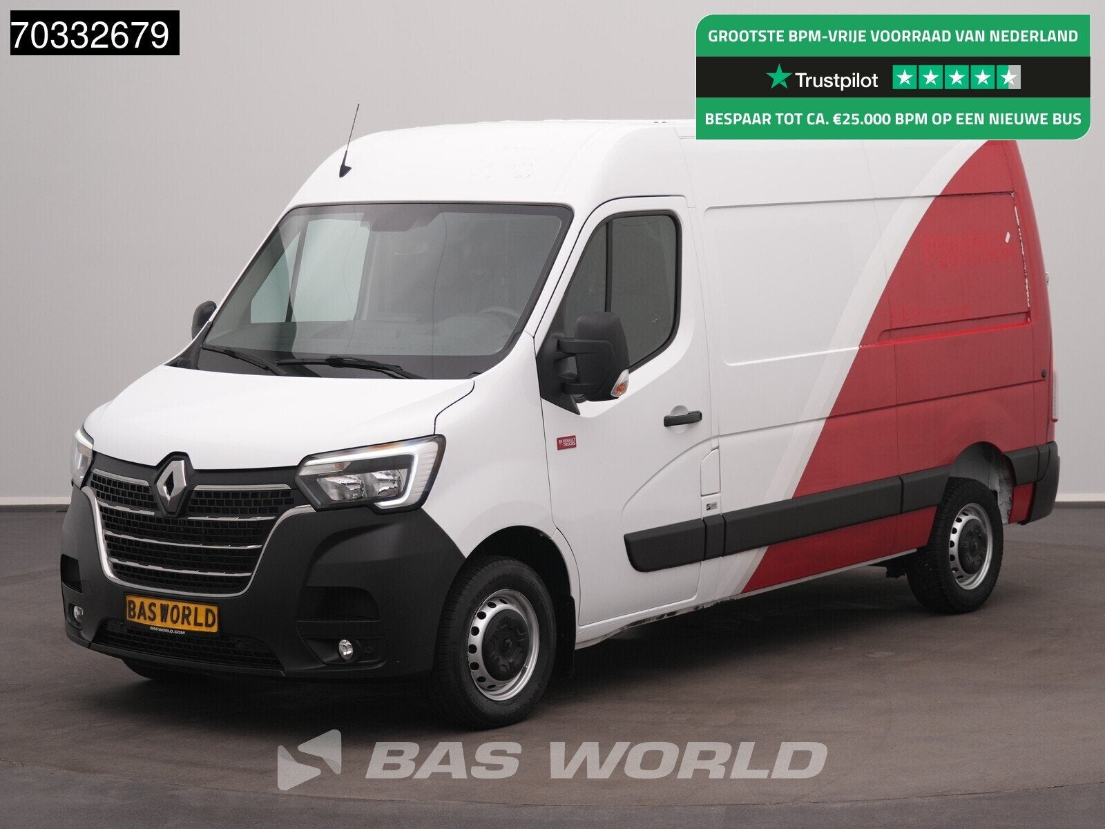 Renault Master 135PK L2H2 LED Airco Cruise Camera Parkeersen, Gebruikt, Euro 6, 4 cilinders, Renault