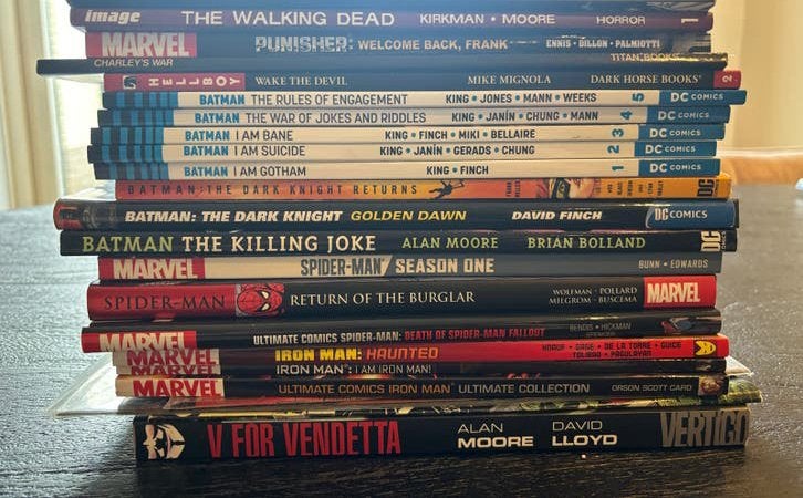 Grote collectie comics en graphic novels, Meerdere comics, Ophalen of Verzenden, Zo goed als nieuw, Amerika