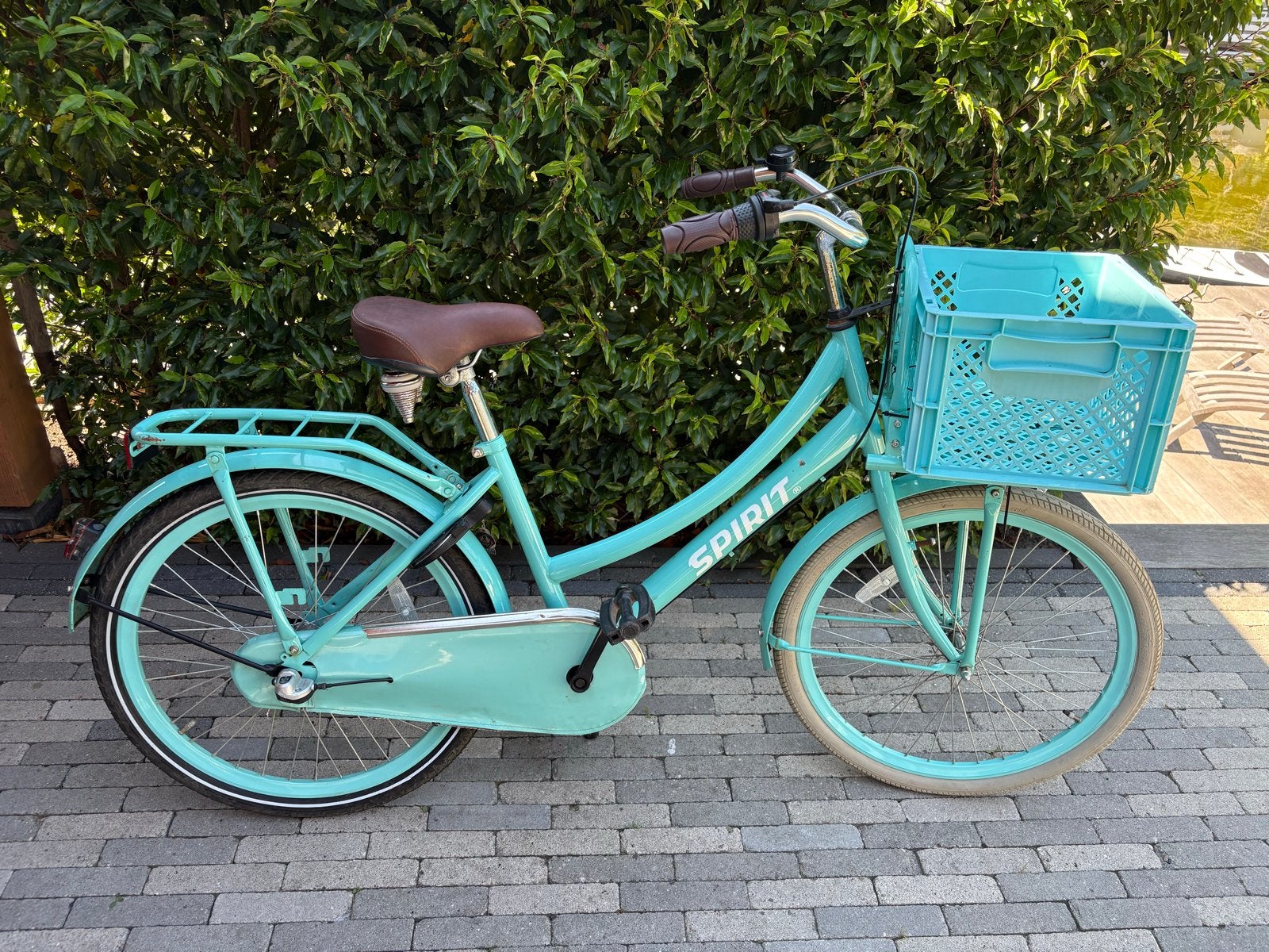 Meiden transportfiets 24 inch - Spirit, Fietsen en Brommers, Fietsen | Meisjes, Ophalen, Terugtraprem, Versnellingen, Gebruikt
