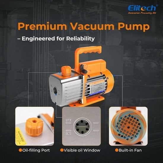 Vacuümpomp – Vacuüm Pomp – Rotary Pomp – HVAC Pomp, Corvance B.V., Verzenden, Nieuw, Corvancebol@gmail.com