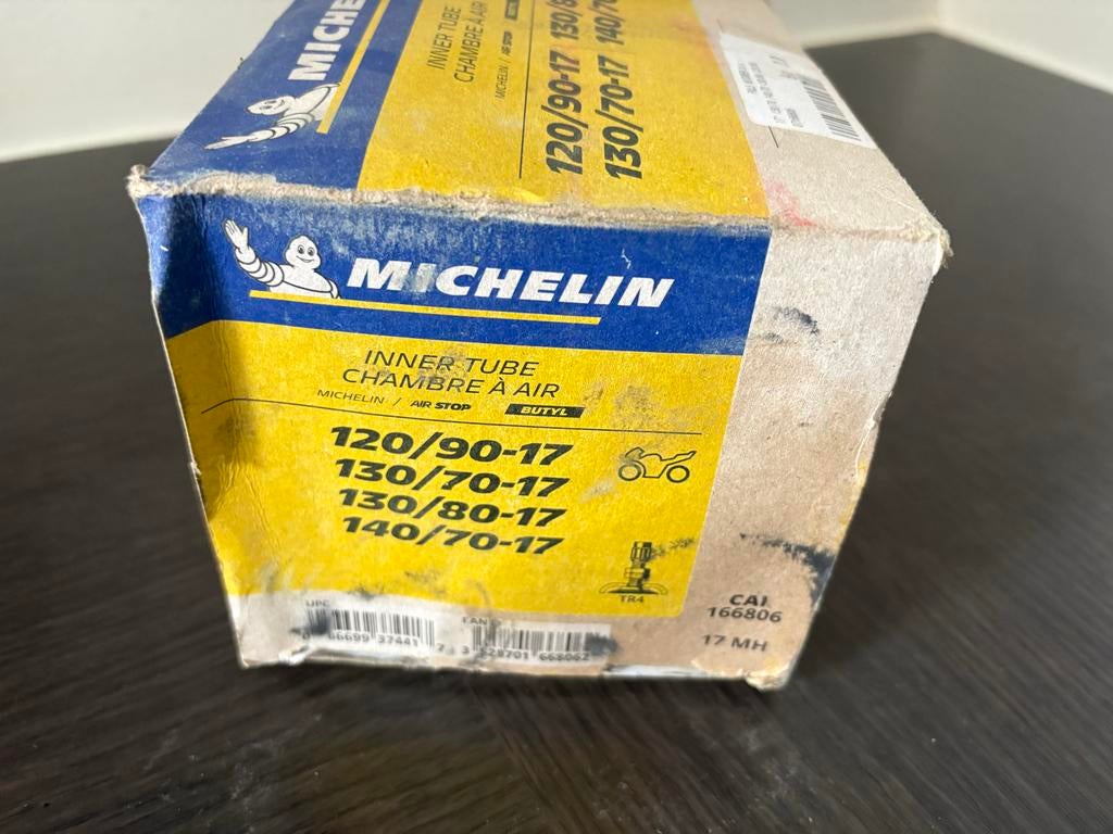 Michelin binnenband motorfiets 120/90-17, Motoren, Ophalen of Verzenden, Nieuw