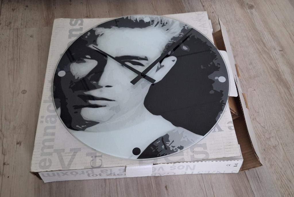 James Dean klok, Huis en Inrichting, Ophalen of Verzenden, Wandklok