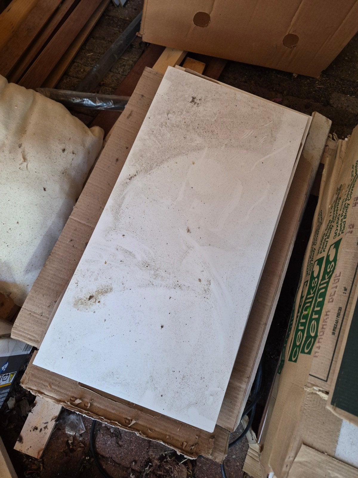 Witte tegels 30x60 cm - 3 pakken, Ophalen, 40 tot 60 cm, Nieuw, Minder dan 5 m²