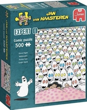 Jan van Haasteren Expert 8 - Welterusten - 500 stukjes, Hobby en Vrije tijd, Denksport en Puzzels, Ophalen of Verzenden, 500 t/m 1500 stukjes