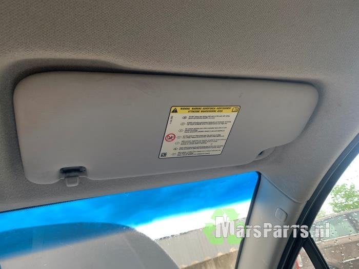 Zonneklep van een Chevrolet Spark, Auto-onderdelen, Interieur en Bekleding, Gebruikt, -, Ophalen of Verzenden, -
