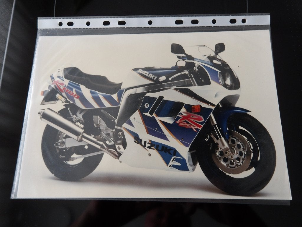 Fabrieksfoto Suzuki GSX-R 1100 A4 formaat, Motoren, Ophalen of Verzenden, Suzuki