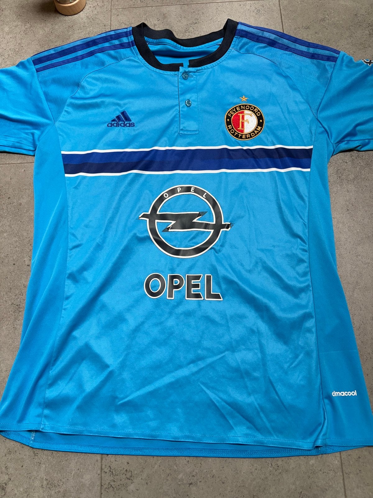 Feyenoord 2016/2017 Adidas uitshirt Maat M, Ophalen, Zo goed als nieuw, Voetbal, Maat 48/50 (M)
