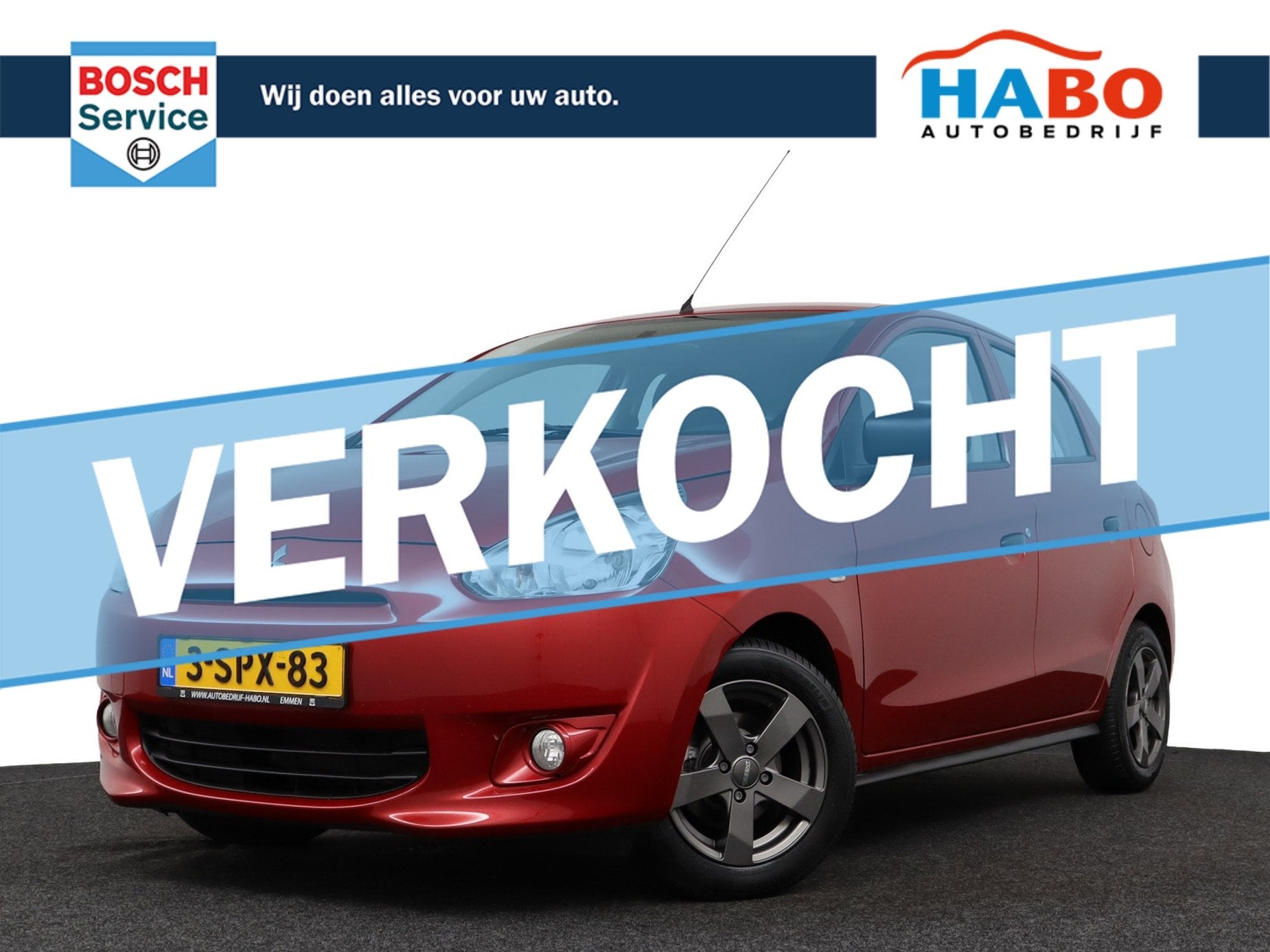 Mitsubishi Space Star 1.0 CLEARTEC INFORM AC/CV+AB/ELEK.RAME, Voorwielaandrijving, Euro 5, Stof, Gebruikt