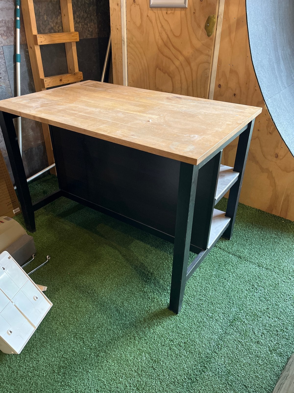 Ikea Bartafel met opbergruimte, Ophalen, Gebruikt
