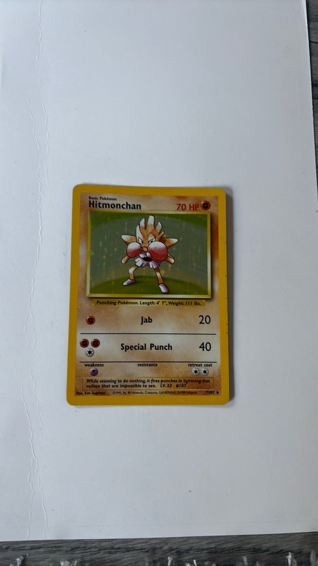 Pokemon kaart, Ophalen of Verzenden, Zo goed als nieuw