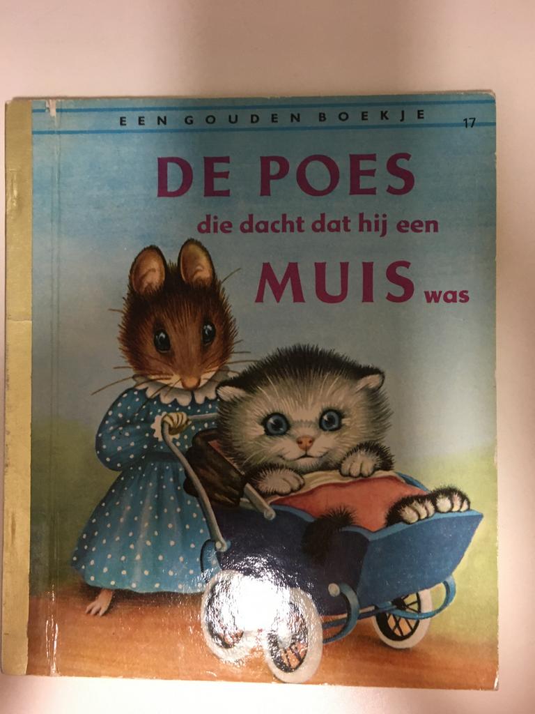 Gouden Boekje De poes die dacht dat hij een MUIS was, Boeken, Ophalen of Verzenden, Gelezen, Fictie algemeen, Gouden boekje
